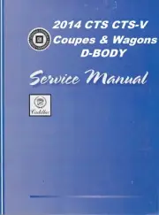 2014 Cadillac CTS CTS-V Coupe Wagon Service Repair Manual-5 Vol Set GMP14D (for: Cadillac)