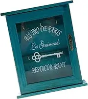 Veemoon 1Pc Vintage Key Holder Box Wall Mounted Storage Organizer for Home Entry Rustic Design Practical and Decorative for Key Management and Home Decor
