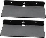 2Pcs Wall Mounted Storage Bracket Sturdy Speaker Holder for Living Room Decoration Space Saving Wall Shelf with Charging Lightweight and Durable Design