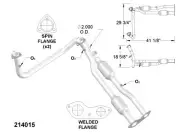 Catalytic Converter for 1996-1998 Chevrolet C3500 5.7L V8 GAS OHV