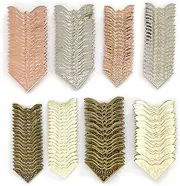160 PCS Vintage Metal Book Corner Protector Guard Edge Cover Iron Angle Protectors Bronze Gold Decorative Covers for Scrapbooks Photo Albums Diary Notebooks Menus Folder Stamp Books, 4 Colors