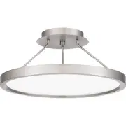 Outskirts - 30W LED Semi-Flush Mount In Contemporary Style-6.75 Inches Tall and