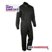 Impact 21100510, One Black Fire Retardant Fabric Suit 1Pc Paddock Large Black