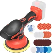 Cordless Car Buffer Polisher for Milwaukee 18V Max Battery, Orbital Polisher wit