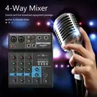 F-4A Wireless 4-channel Audio Mixer Bluetooth-compatible USB Sound Mixing