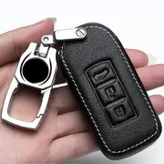 Leather Car Smart Key Case Cover Holder Shell For Mitsubishi Outlander Sport ASX