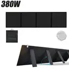 380W 12V Folding Solar Panel Blanket Mono Mat Caravan Camping Charging Battery