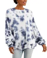 Grayson Threads Black Juniors' Tie-Dyed Sweatshirt Size XL
