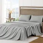 Bed Sheets - Ultra Soft Sheets for Bed - Brushed Twin 03 - Light Grey