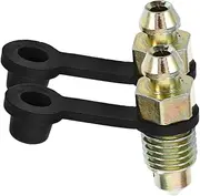 MOLUCKFU 2pcs Motorcycle Brake Bleeder Caps Grease Fitting Screws for Car Bleeder Screws M10 Thread