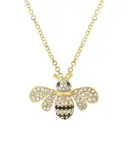 Sabrina Designs 14K 0.21 ct. tw. Diamond Bumble Bee Necklace