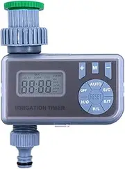 ZENWORYS Smart Electronic Automatic LCD Display Water Timer Digital Irrigation Controller Waterproof Cover Garden Watering Pump