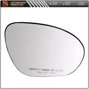Door Mirror Glass L+R Side Chrome For 2011-2014 Nissan Cube Juke 96366-1FC0A