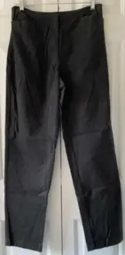 NWT Ann Taylor Womens Black Stretch Cotton Casual Work Office Rider Pants Size 8