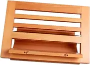KALLORY 1pc Wooden Bookshelf Student Book Holder Home Reading Rack Book Holder for School Books Rack Book Reading Stand Wooden Reading Shelf Adjustable Reading Frame Reading Holder Beech