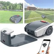 Smart Lawn Mower Robot, Fully Automatic with Path Planning and Auto Charging for 1500㎡ Lawns/Gardens, Remote Control and App Connected, Efficient