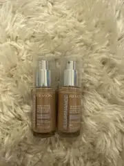 2X New Revlon Illuminance Skin-Caring Liquid Foundation 1oz. Light Natural 213