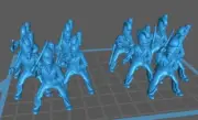 Bavarian Dragoon and Chevalleger rgt 1805-10 - 10 minis - Resin 28mm Minis