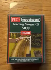 Peco Model Scene #5038 OO/HO Gauge Loading Gauges (2) New In Packet