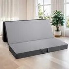 Portable Tri-Fold Memory Foam Mattress – 6-Inch Queen Size Foldable Mattress ...