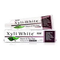 在飛比找Yahoo奇摩購物中心優惠-【NOW】XyliWhite™ 苦楝茶樹牙膏(6.4OZ/1