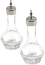 2pcs Delicate Bitters Bottles Glass Bar Accessories for Long-Lasting Use