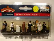 Bachmann Scenecraft 36-416 1960/70s Urban Workers Figures OO scale
