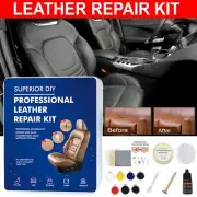 Advanced Leather Repair Kit Gel Filler Restore Car Seat Sofa Scratch Rips Holes