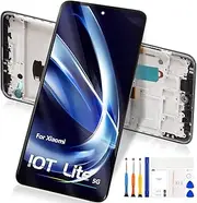 Screen for Xiaomi Mi 10T Lite 5G M2007J17G LCD - for Mi 10T Lite Display Touch Screen for Mi 10T Lite 5G LCD Digitizer Assembly with Frame (Not for Mi 10T 5G)