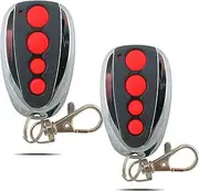 Garage Door Remote Compatible with SD800 Garage Door for Steel-Line ZT-07 Garage Remote 433.92 MHz Copy 4-Channel Remote Control Garage Replacement Parts 2 pcs