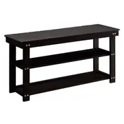 Sarantino Maeve Shoe Storage Bench in Black