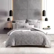 Renee Taylor Bengali Silver Quilt Cover Set