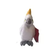 AURORA COCKATOO MINI FLOPSIE 8" PLUSH CUDDLY SOFT BIRD TOY TEDDY
