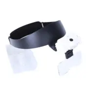 Tattoo Eyelash Extension Helmet Magnifier w/ LED light Headband Magnifying Glass