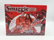 NEW Mountain Dew Code Red Snuggie Super-Soft Fleece Blanket With Sleeves 71"x54"