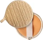 Global Household Pack of 2 Loofah Scrub | Made of Vegetable-Fibre | Gentle on the skin. | Exfoliates gently while showering | Easy to clean | For men and women |Made in India