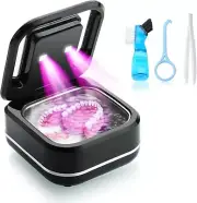Ultrasonic Retainer Cleaner Machine for Denture Portable Dental Cleaning Pod