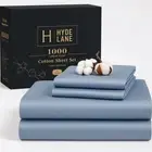 California King Sheets - 1000 Thread Count Luxury Cotton, Deep Pocket Fitted ...