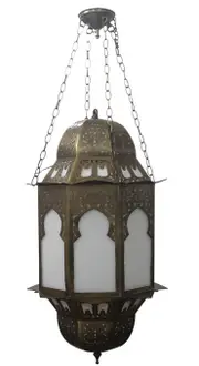 Global Homewares Massier Pendant in Brass