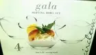 New CIRCLEWARE GALA WAVE (4 Pc) Mini Trifle Bowls Dessert Ice Cream Salad Boxed