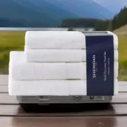 QUICK DRY Luxury Cotton 4pc BATH Towel Set in White by SHERIDAN RRP $180