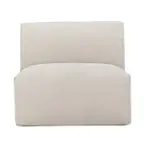 [James Lane] Luella Armless Sofa Module Muse Flax