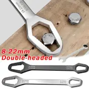 8-22mm Self-tightening Spanner Tools Torx Wrench Adjustable Both Ends Universal