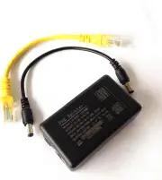 Gigabit 802.3At 24Watt Active Poe Splitter 48V to 12V 2A Power over Ethernet