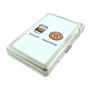 Better Together Em14 Cigarette Case with Built in Lighter Metal Wallet
