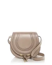 Chloe Marcie Small Leather Saddle Bag