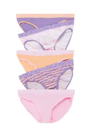 [Bonds] Bonds Girls Bikini 5 Pack in Tulip Tizzy Size: 2/3 2/3 Tulip Tizzy