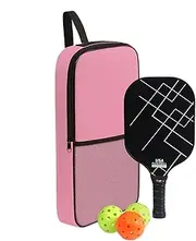 Pickleball Racket Bag - Tennis Paddle Tote Bag with Mesh Pocket | Large Capacity Sports Bag, Protable Equipment Carrying Bag for Pickleball and Tennis Paddle