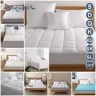 Cotton Cover Memory Foam Mattress Topper Protector Single Double Queen King