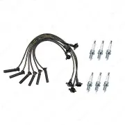 Bosch Ignition Leads + 6 x Denso Iridium Power Spark Plugs for Mazda B4000 EXXMJ